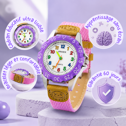 Apprenti heure — La première montre qui apprend l'heure à ton enfant