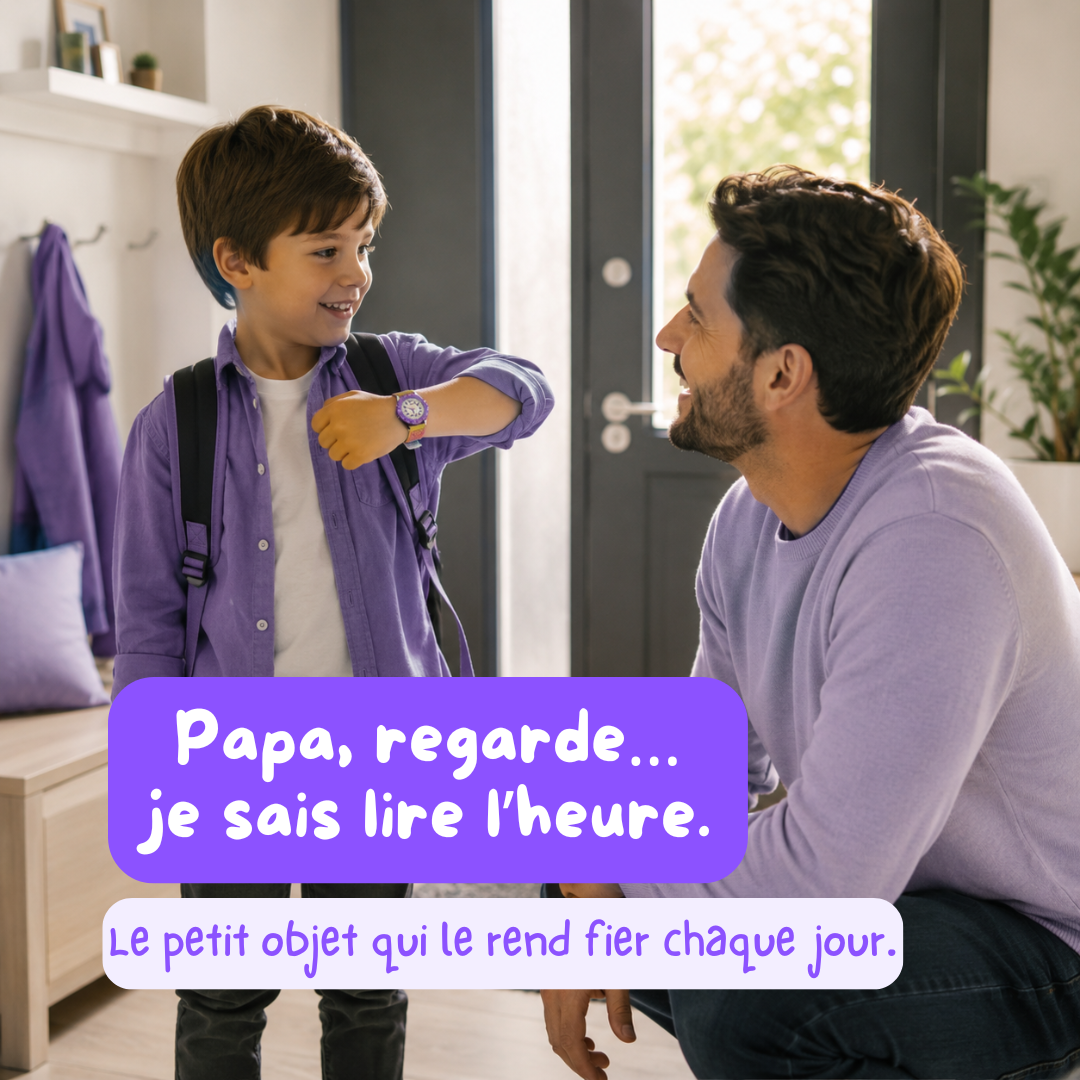 Apprenti heure — La première montre qui apprend l'heure à ton enfant