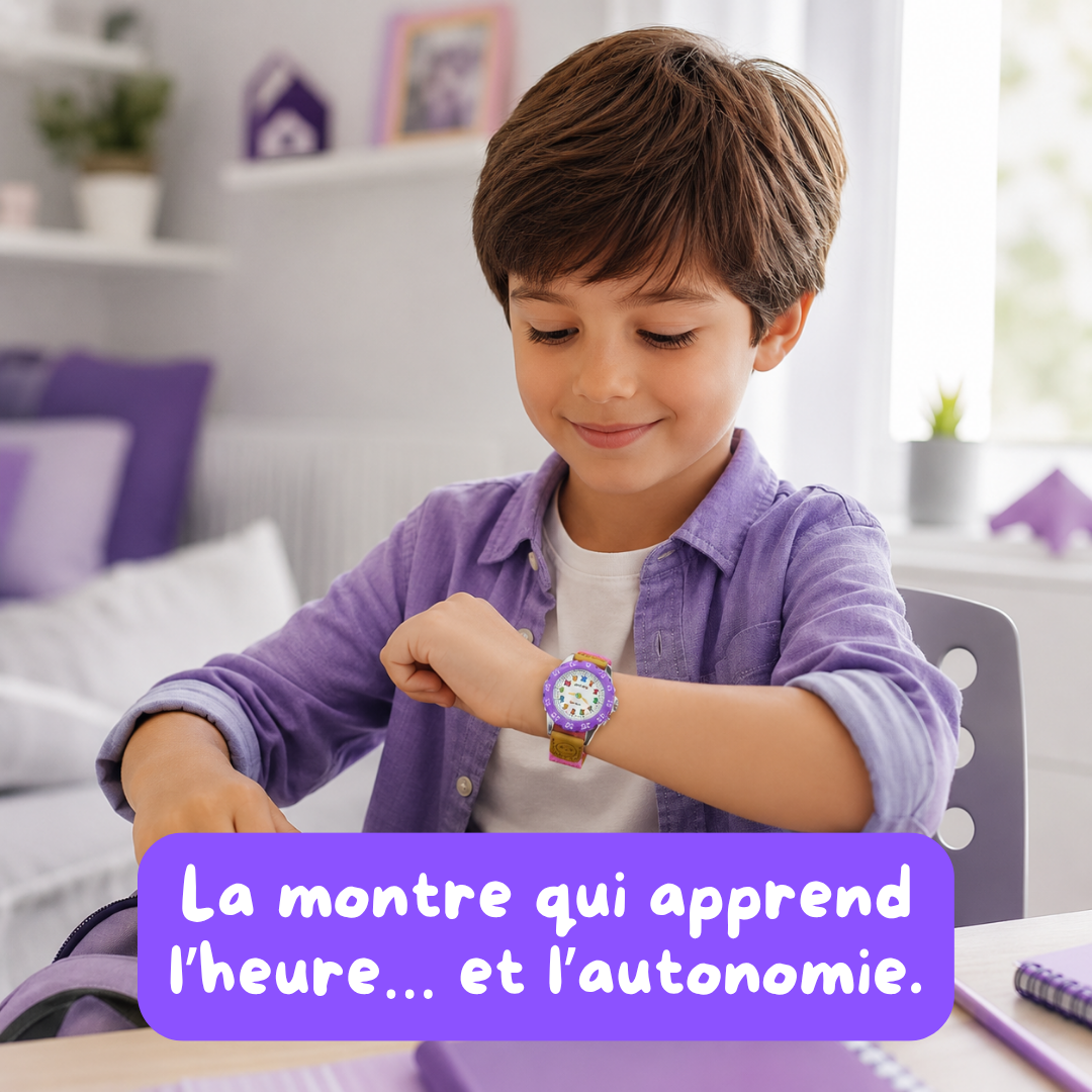 Apprenti heure — La première montre qui apprend l'heure à ton enfant